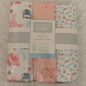 BRAND NEW Hudson Baby Swaddle Wraps